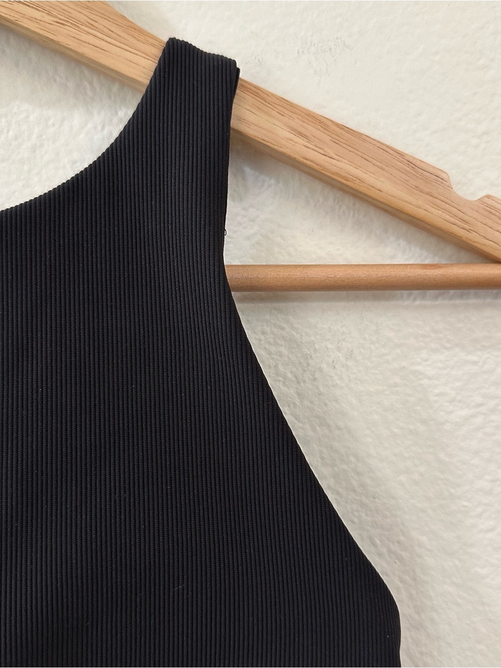 Lululemon Energy Bra Ribbed High Neck Long Line Black Size 4 - Picture 5 of 11